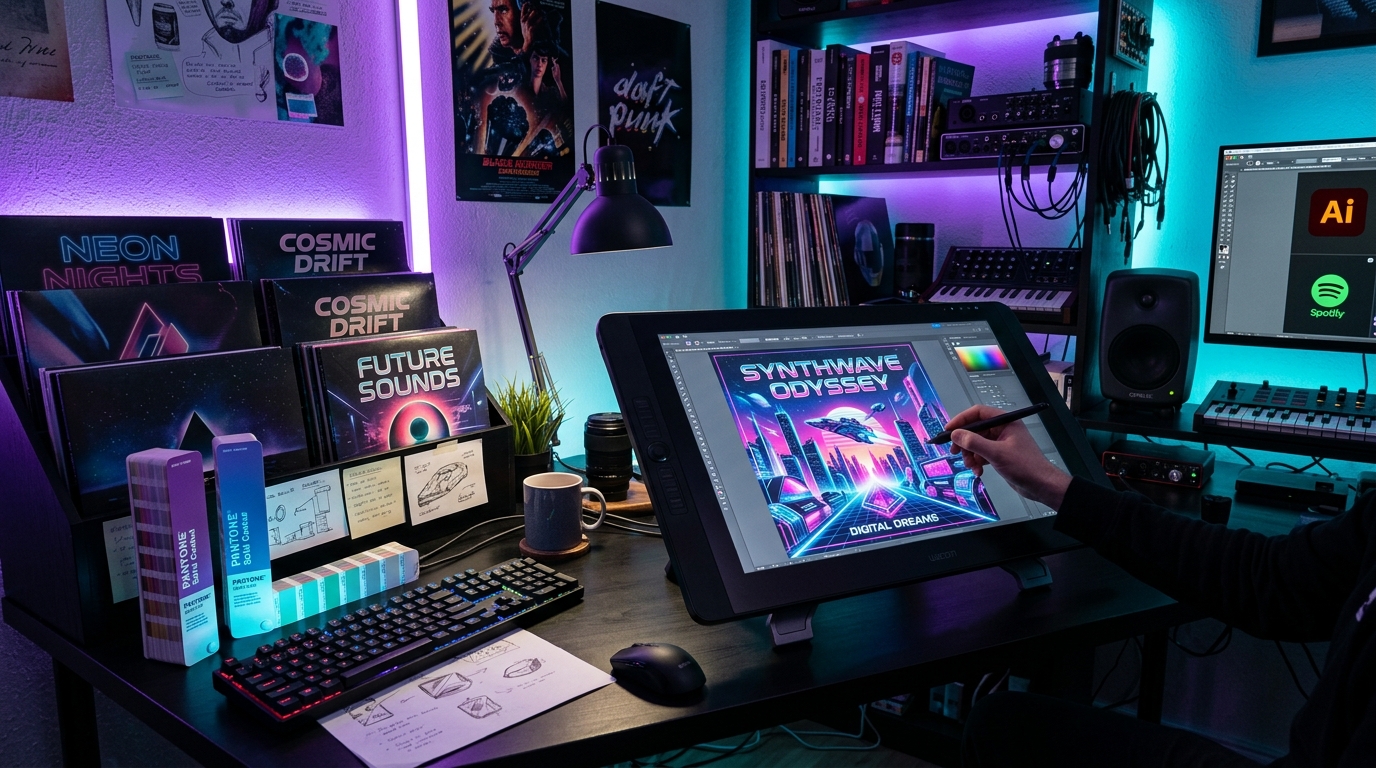 AI Album Cover Art Studio & ID3 Embedder
